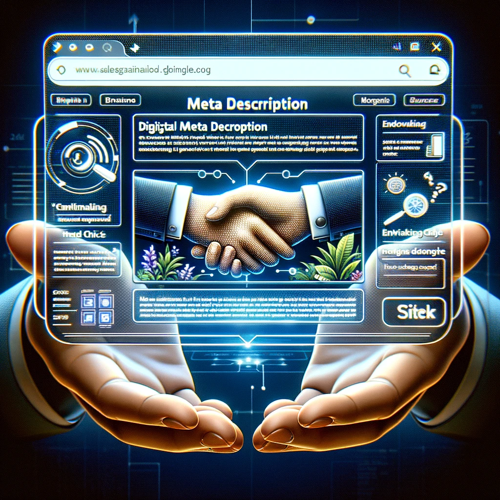meta descriptions as digital handshakes in SEO